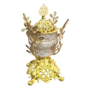 Golden Ceramic & Metal Bukhurdaani.