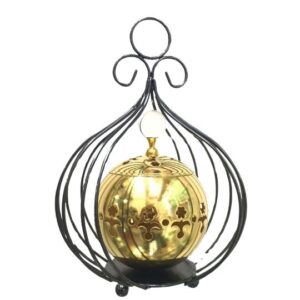 Black & Golden Metal Bukhurdaani.