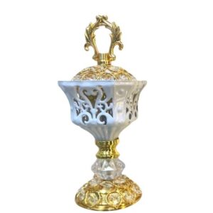 White & Golden Metal Bukhurdaani.