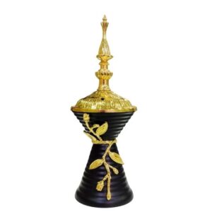 Black & Golden Metal Bukhurdaani.