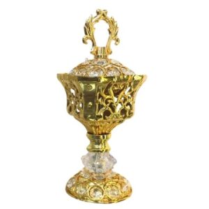 Luxury Golden Metal Bukhurdaani.