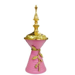 Pink & Golden Metal Bukhurdaani.