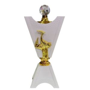 White & Gold Metal Bukhurdaani.