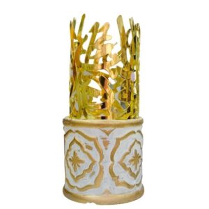 White Ceramic & Metal Bukhurdaani.