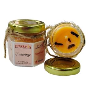 Cinnaringe (Tangy Spicy) Scented Jar Candle.