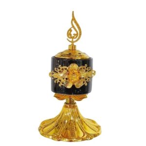 Black Ceramic & Metal Bukhurdaani.