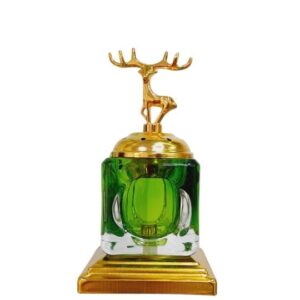 Green Crystal & Metal Base Bukhurdaani.