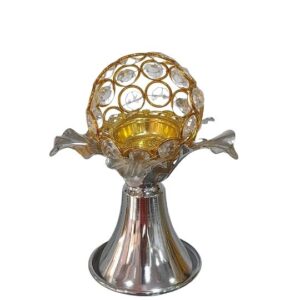 Silver Crystal & Metal Bukhurdaani.
